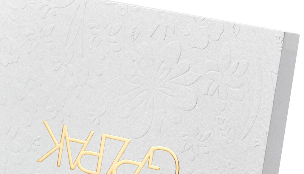 3.	Razor-Sharp Embossing & Debossing.