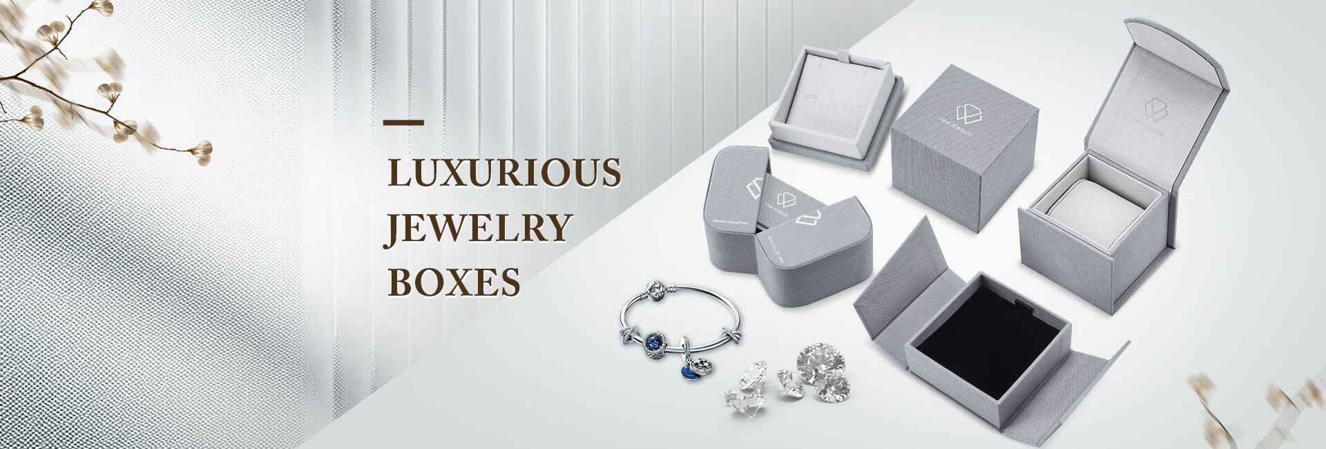 Custom jewelry box manufacturer for luxury brands