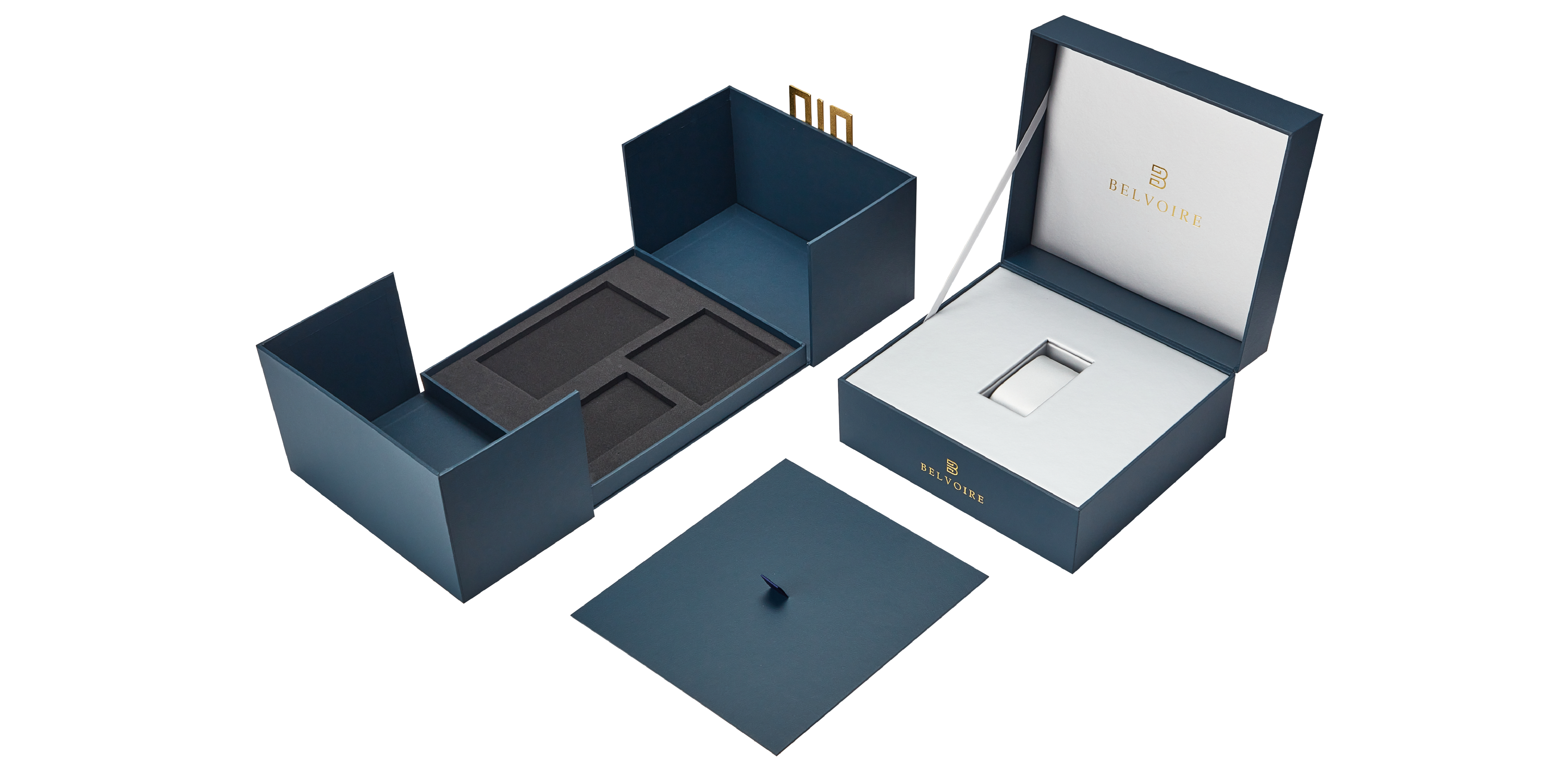 Premium jewelry packaging presentation