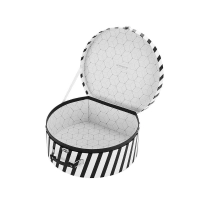 Wholesale Custom Printing Paper Cardboard Suitcase Storage Box With Metal Handles