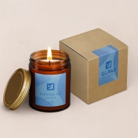 Brown Candle Box / Kraft Paper Candle Box — Sustainable Custom Packaging for Candle Brands