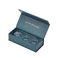 Premium Custom Rigid Box with Gold Foil Logo – Elevate Your Brand Packaging