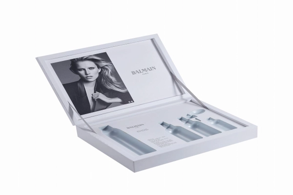 Custom Logo Flip-Top Rigid Hard Paper Box Packaging for Cosmetic & Skincare Sets