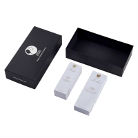 Custom Nice Printing Off Lid Type Rigid Cardboard Gift Box with EVA Foam Tray Packaging for Mobile Phone Case