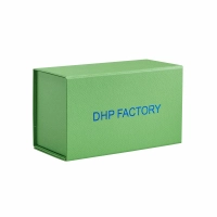 Eco-Friendly Green Foldable Rigid Box with Tuck Closure