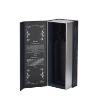 Foil Stamping Rigid Wine Whisky Packaging Box