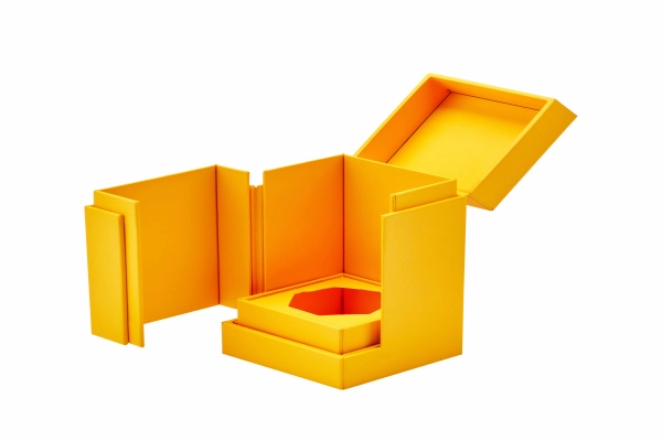 Custom Rigid Perfume Display Box with Top and Front Opening