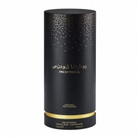    Luxury black texture paper custom foil logo UV rigid tube for body spray