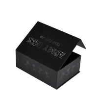 Custom Luxury Matte Black Magnetic Closure Boxes for Shoes, Bags & Apparel