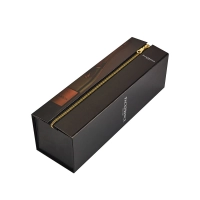 Scodix Zipper Wine Whisky Paper Packaging Box 