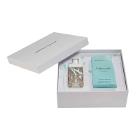Irregular Shape Luxury Perfume Packaging Box | Rigid Lid and Base Design with White EVA Wrapped Insert