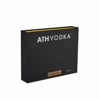 Custom Magnetic Book-Style Box with Gold Card Paper Interior for Small Bottles Packaging