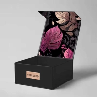 Luxury Handbag Packaging Magnet Rigid Hard Boxes with Magnetic Closure
