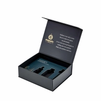 Luxury Rigid Magnetic Book-Style Box with Black EVA Insert for Skincare & Cosmetics