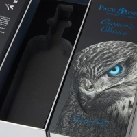 Customized Design Flip Top Rigid Cardboard Scodix Print Uv Logo Paper Box For Wine/Whiskey