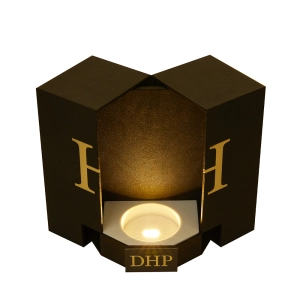 LED Light Perfume Double Door Box