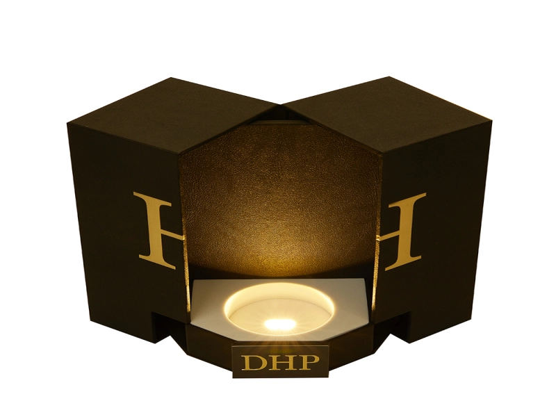 LED Light Perfume Double Door Box