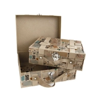 Premium Cardboard Luggage Box — Sustainable, Stylish & Fully Customizable