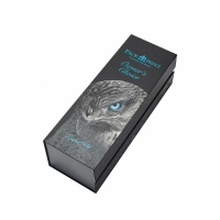 Customized Design Flip Top Rigid Cardboard Scodix Print Uv Logo Paper Box For Wine/Whiskey