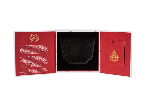 Double Door Rigid Cardboard Perfume Packaging Box