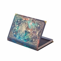 Custom Holographic Magnetic Book-Shaped Box for Card Deck Packaging