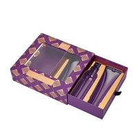 Luxury Custom Skincare Paper Drawer Box with Blister Tray and Clear Window for Cosmetic Packaging – OEM Beauty Box Supplier