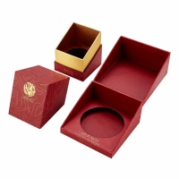 Luxury Shoulder-Neck Gift Box | Gold Foil Customization | B2B Supplier
