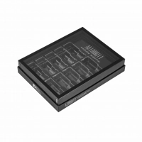 Custom Logo Rigid Paper Cardboard Makeup Skincare Set 2 Pieces Nail Polish Packaging Box With Window