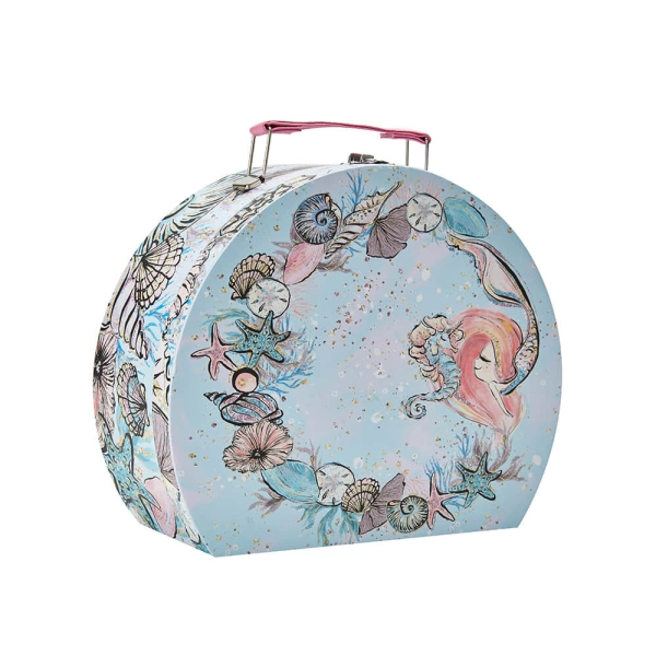Luxury Kids Shoes Gifts Rigid Paper Suitcase Box