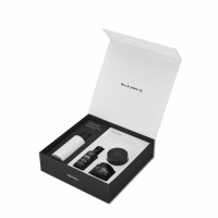 Custom Logo Flip Top Rigid Cardboard Magnetic Box Skincare Set Packaging For Makeup Product