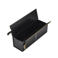 Scodix Zipper Wine Whisky Paper Packaging Box 