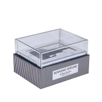 Custom Luxury Rigid Lid and Base Box for Perfume with Acrylic Cover