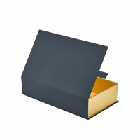 Custom Rigid Magnetic Box Made in China with Gold Card Paper Interior