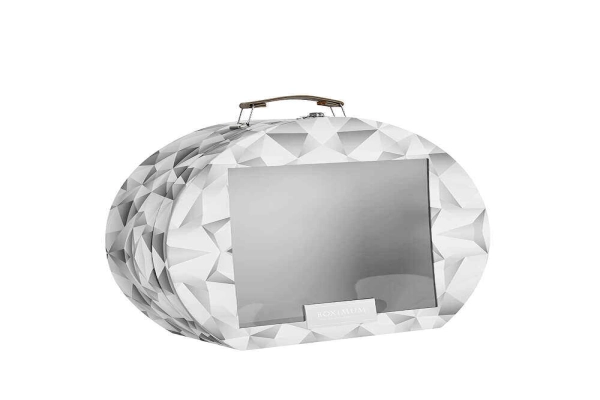 Wholesale Custom Printing Paper Cardboard Suitcase Storage Box With Metal Handles