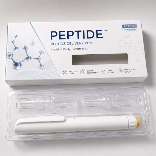 Disposable Injectable Peptide Pen Folding Carton Box