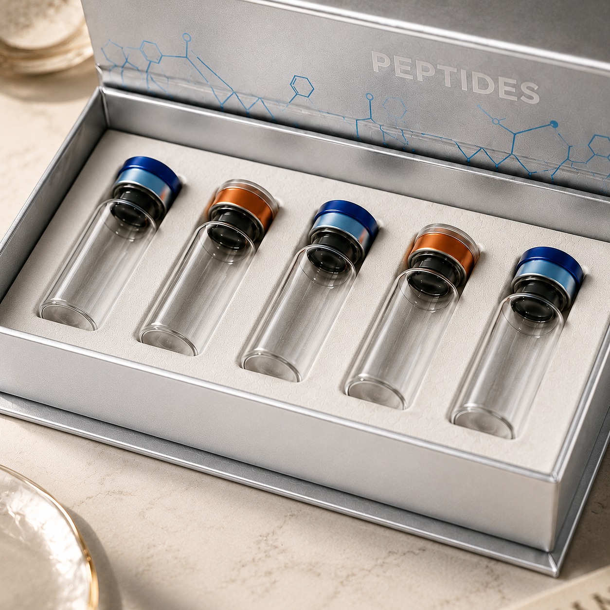 custom peptides packaging gift boxes