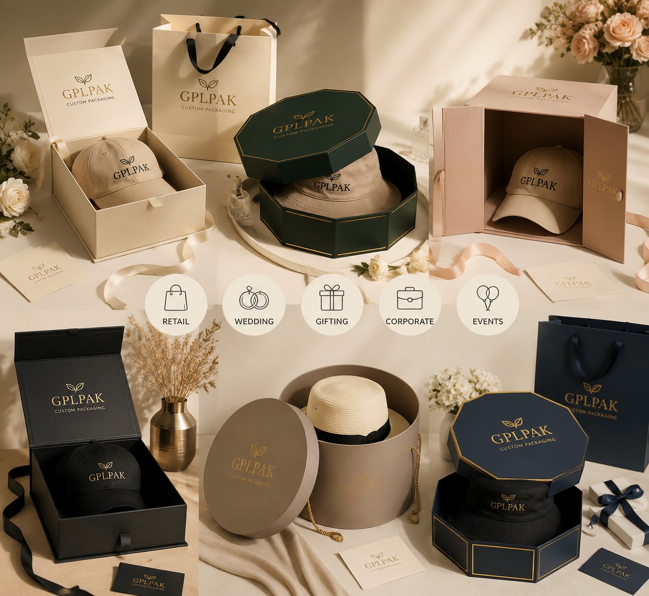 custom hat box custom hat box